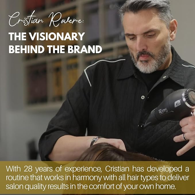 Cristian Rovere - Signature Hair Mask - Deep Conditioning Hair Mask Infused with Shea Butter & Rosemary Extract - Nourishing Hair Treatment for Dry & Damaged Hair - Paraben Free - 8 Fl Oz