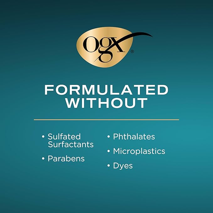 OGX Nourishing + Coconut Milk Sulfate Free Shampoo and Conditioner Set, Hydrates & Softens Hair, Lipi Pro Shield Technology, Creamy Coconut Milk White Peach & Shea Butter Scent, 2 Items, 2 x 13 fl oz