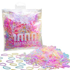 1000PCS Hair Rubber Bands(pink)