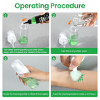 2PCS Ultra Concentrated Green Soap Tattoo 4OZ with Foaming Bottle 120ml, Tattoo Supplies for Tattoos Piercings, Clean Skin Equipment