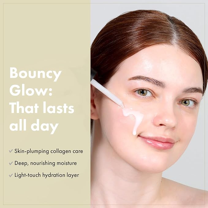 TOSOWOONG Real Collagen Face Serum, Hydrating & Firming Serum with hydrolyzed collagen, Hyaluronic Acid, Plumps, Sagging Skin, Reduces Fine Lines and Wrinkles, Korean Skincare, 33ml / 1.11 fl. oz.