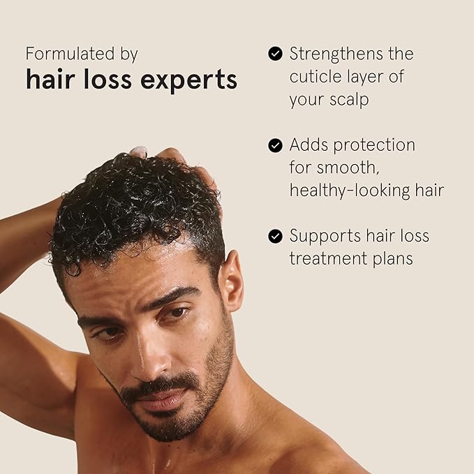 Keeps Men’s Hair Loss Conditioner with Biotin - Anti-Thinning & Hair Growth Shampoo for Men - DHT Blocker with Saw Palmetto & Caffeine for Fuller, Thicker Looking Hair - Color-Safe Products