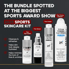 Titan Sports Anti-Aging Mens Skin Care Kit – Cleanser, Face Serum, Eye Cream, Face Moisturizer – Men, Skin Care Set – Dark Circles, Wrinkles, Fine Lines – Vitamin C, Niacinamide, HA–Unscented