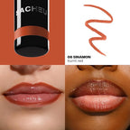 Sacheu Lip Liner STAY-N Peel Off Lip Stain — Long Lasting Waterproof Lip Tint with Hyaluronic Acid & Vitamin E — Transfer Proof Matte Finish, Vegan & Cruelty-Free (SINamon)