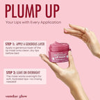 Lip Mask with Watermelon – Overnight Lip Repair, Intense Hydration & Smoothing – Dermatologist Tested, Korean Skin Care – 95% Natural, Clean Beauty, Cruelty-Free – 1 Pack