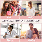 5Pcs Velvet Hair Scrunchies for Women, Fashion No Crease Hair Ties for Thin Thick Hair,Soft Hair Bands No Damage for Girls, Ideal Gifts for Women (Set 6)