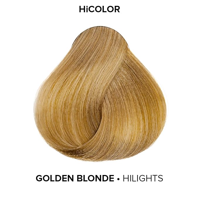 L'OREAL TECHNIQUE HiColor Blond HiLights Permanent Hair Color for Dark Hair | Intense Blonde Highlights | No Pre-Lightening Required | No-Drip Creme | Quick Processing Time | Golden Blond