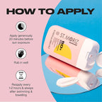 St Moriz Suncare SPF - Sunscreen - Broad Spectrum Protection Water Resistant Sunscreen Moisturizing Lotion + Vitamin E - Oxybenzone & Octinoxate Free - Vegan - Body, 50, Sun Protection Factor (SPF)