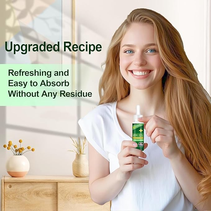 5% Minoxidil for Men, 3PCS Minoxidil for Women Hair Growth Products, Extra Strength Minoxidil Topical Hair Loss Regrowth Treatment Serum with Rosemary & Biotin, Upgraded formula light & Non-Greasy