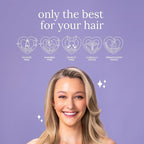 Luseta Biotin Trio Hair Care Set Moisturizing Shampoo and Conditioner Set and Hair Serum Thickening for Thinning Damaged Dry Hair