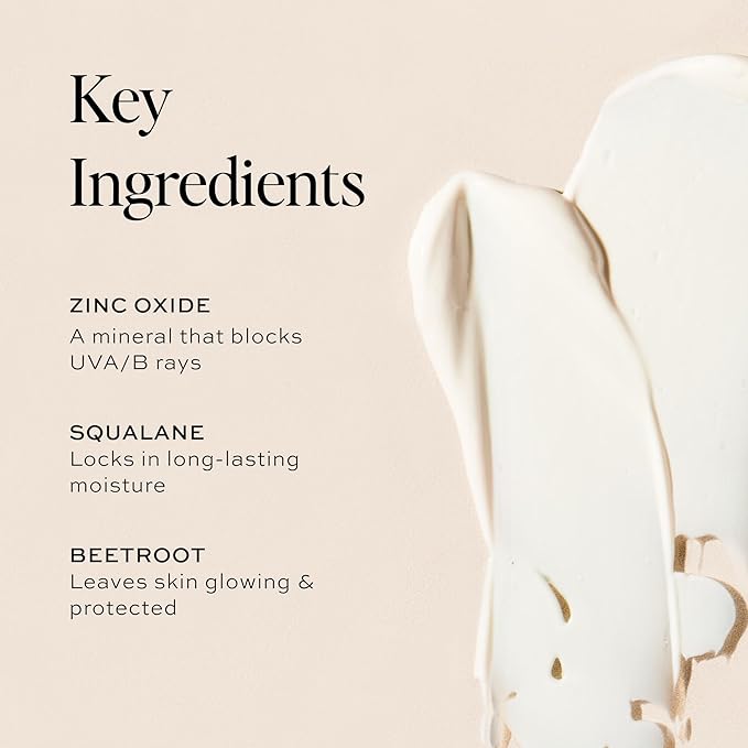 DIME Beauty Tinted Glow Wonderscreen SPF 30, Mineral Sunscreen for Face with 19% Zinc Oxide, Tinted Moisturizer with SPF, 50 g (Medium)