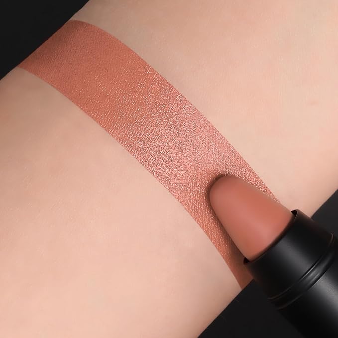 FOCALLURE Lipstick Lip Crayon - Vitamin E Infused, Long Lasting & Waterproof, Lightweight Finish, Non-Drying, Non-Fading Lip Makeup,7 CORAL PINK