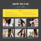 Auto Dual Voltage Hair Dryer Brush with European Travel Plug, Compact 2 Inch Oval Barrel One Step Hair Dryer & Styler Volumizer, Europe Travel Essentials for Women