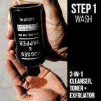 RUGGED & DAPPER Daily Duo Skincare Set for Men | Includes Age + Damage Defense Moisturizer & Daily Power Scrub Face Wash