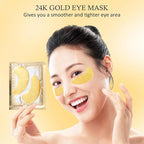 24 Pairs Under Eye Patches for Puffy Eyes and Dark Circles, Collagen Under Eye Mask Skin Care Products, Snail Mucin Eye Patches, Wrinkle Patches