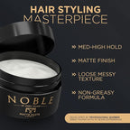 Strong Hold Matte Hair Paste | Flexible & Long-Lasting Sculpting Paste for All Hair Types and Styles | No Flakes | 3 oz