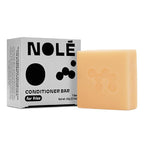 NOLE CARE Sustainable Conditioner Bar with Coconut & Batana Oil for Frizz (2.12 Oz Bar) - Sustainable, PH Balanced, Rice Protein Conditioner for Silky Frizzy Hair, Plastic-Free
