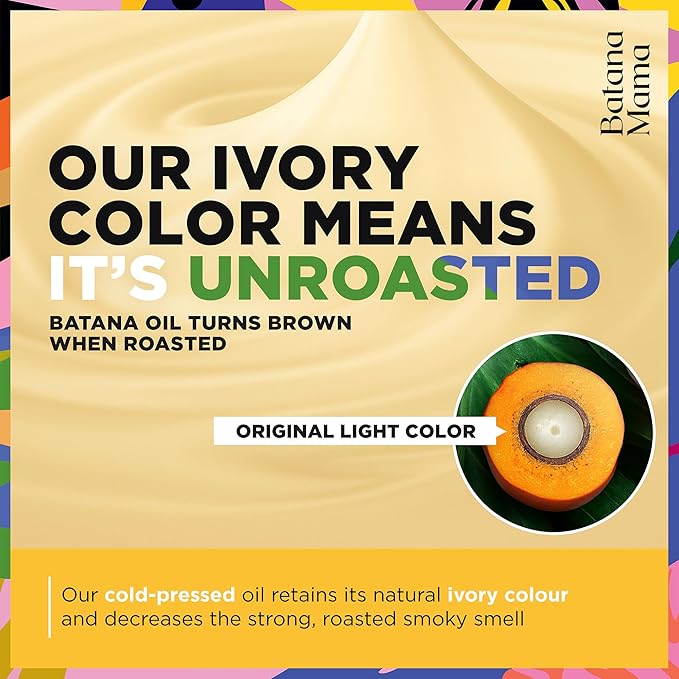 PREMIUM Cold-Pressed Batana Oil for Hair Growth, 100% Pure & Organic, No Burnt Smell, Hair Mask from Honduras, Fade Stretchmarks, All Natural