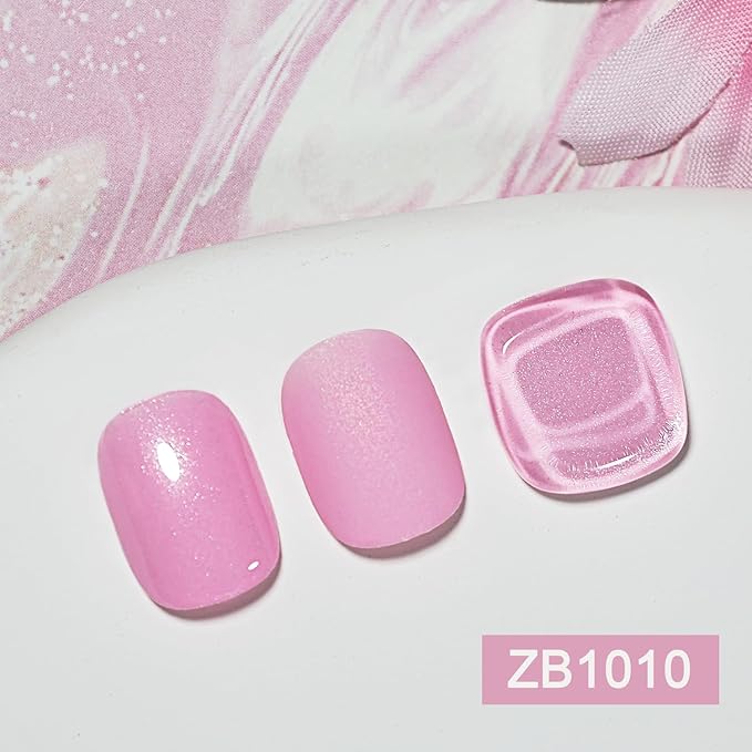 16.5ml Light Pink Glitter Nail Polish Large Volume Quick Dry Nail Polish, Long Lasting Shine, Fingernail Toenail Nail Art DIY Home Travel Nail Art Gift