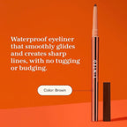 Live Tinted Hueliner Longwearing Pencil Eyeliner - Waterproof, Transfer-Proof, Long-Lasting Formula that Easily Glides On, High-Pigmented Pencil Eyeliner, 0.35g - Brown
