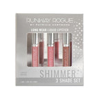 Runway Rogue Try Me x 3 Mini Long Wear Limited Edition Liquid Lipstick Set, Rodeo Trio (‘Soft Box’, ‘Jet Set’, ‘Couture’)