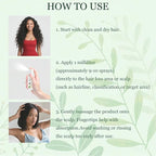 Natural Hair Growth Oil Spray:Rosemary Castor Batana Oil & Rice Water Lotion for Hair Growth ，Promotes Fuller Follicles for Women & Men – All Hair Type