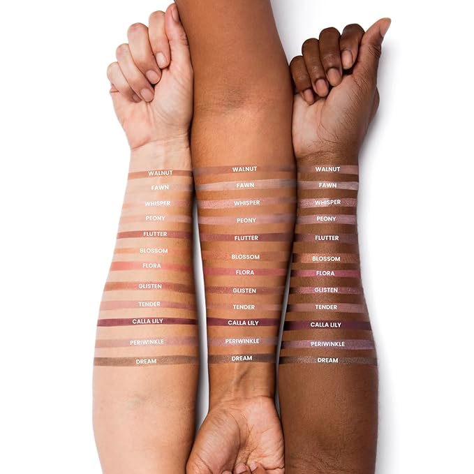 OFIR Shimmer 12-Shade Eyeshadow Palette | Buildable Pigment Adds Depth | Talc Free Eye Shadow Palette Makeup | Lightweight Powder Enhances Radiant Looks (Quiet Bloom)