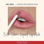 Runway Rogue Silk Glam Liquid Lipstick, Long Wear Frosted Pink-Lemonade Lipstick, ‘Call Sheet’