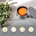 Sunshine Conditioner Bar, Vegan Solid Hair Conditioner for All Hair Types, with Pineapple, Mango, Cocoa Butter, Zero Waste, Travel-Friendly