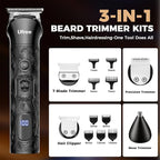 Ufree Beard Trimmer for Men, Foil Shaver Electric Razor, Shavers for Body Face Nose Ear, Cordless Hair Trimmer, Professional Hair Clippers, Mustache Grooming Kit Birthday Gifts for Men