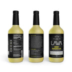 (3 Pack) Premium Skinny Margarita Mix by LAVA Craft Cocktail Co., Low Calorie Margarita Mix Made with Key Lime Juice, Agave, No Artificial Sweeteners, Lots of Flavor, Ready to Use, 1-Liter (33.8oz)