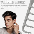 2Pcs Texture Comb,Texture Styling Comb,Voluminous Wide-Toothed Hair Combs,Travel Folding Design,Wide-Tooth Hair Styling Tool with Textured grip for Women & Men(Gray+Pink)