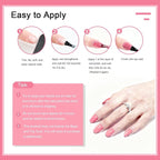 16.5ml Pink Nail Polish Large Volume Quick Drying Nail Polish, Fast Drying and Long Lasting Color Nail Art DIY Home Manicure Gift for Women