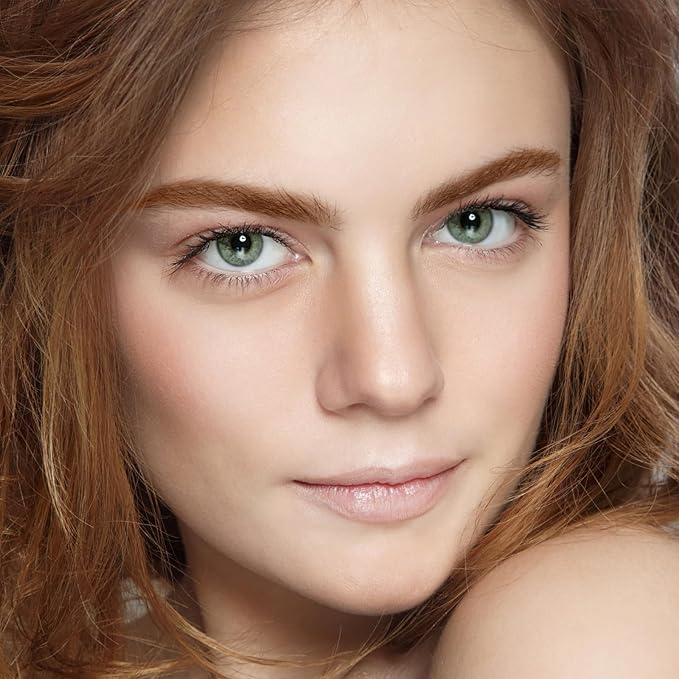 Boobeen Eyebrow Powder Kit, 2-color Waterproof Eyebrow Palette Makeup to Definer & Filler Brows, Eyebrow Color Powder Shape Natural Looking Brow - with Mirror Brush