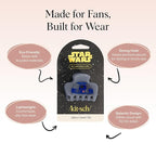 Kitsch x Star Wars R2-D2 Glitter Medium Hair Clip for Women – Whimsical Galaxy-Inspired Claw Clip | Recycled Plastic, Strong Secure Grip, | Ideal Gifts for Women, Hair Accessories for Girls