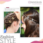 Mini Butterfly Hair Clips 50pcs - Non-Slip Metallic Silver Gold Hair Claws Clip Y2K 90s 2000s Small Tiny Cute Accessories Organizer for Women Girls Kids (Silver & Gold)