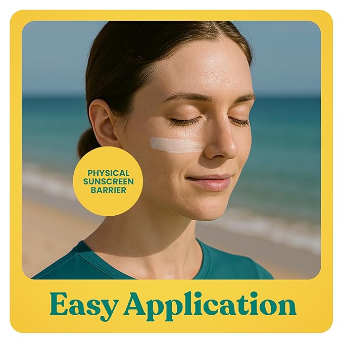 Rubber Ducky- SPF 30 Mineral Face Sunscreen Stick, Water Resistant, Moisturizing & Broad Spectrum Sunscreen Face Stick, Sun Skin Protection with Vitamin E, Mini Travel Size Sunblock, 0.6 oz