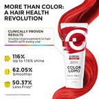 Semi Permanent Hair Color - 6 oz Color Depositing Conditioner with Shea Butter & Almond Oil- Color Conditioner Depositing Hair Mask - Vegan, Paraben, Ammonia & Sulfate Free -Red