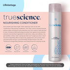 TrueScience Nourishing Hair Conditioner by LifeVantage, 250ml, With Nrf2 Ingredients, Oil Complex, Palm Seed Oil, Invigorating Green Tea & Coconut Oil
