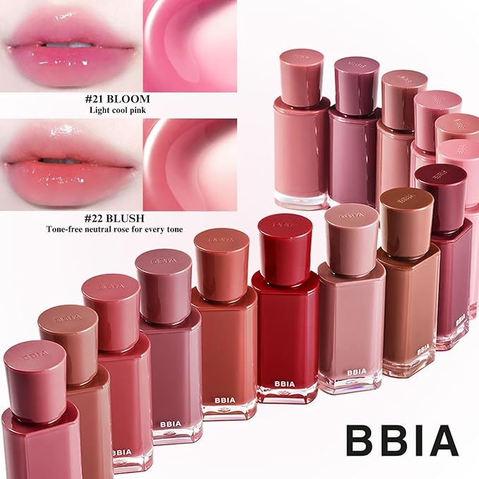 BBIA Glow Tint – Lip Plumping Volumizing Glossy & Glowy Lip Stain Naturally Moisturizing Comfortable Texture Lightweight Long-Lasting Vivid Color Non-Sticky Korean Makeup (12 COCO, Pack of 1)