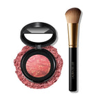 LAURA GELLER NEW YORK Baked Blush-n-Brighten Marbleized Blush + Angled Brush (11 Summer Orchid, 47mm)