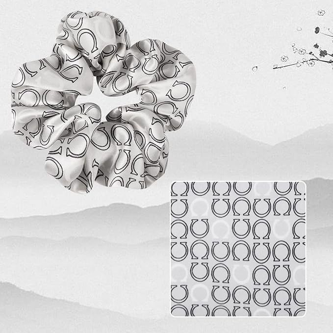 OLESILK 100% Mulberry Silk-Scrunchies for Hair Sleep, Women Grils Silk Hair Ties for Frizz & Breakage Curly Hair, No Damage, Elastics Ponytail Holder, 3 Pack