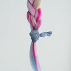 MEEDEE 100 Pack Dusty Blue Hair Ties For Women No Crease Soft Elastic Ribbon No Damage Blue Hair Ties Knotted Ouchless Hair Ribbon Yoga Hair Ribbons Elastic Bracelets