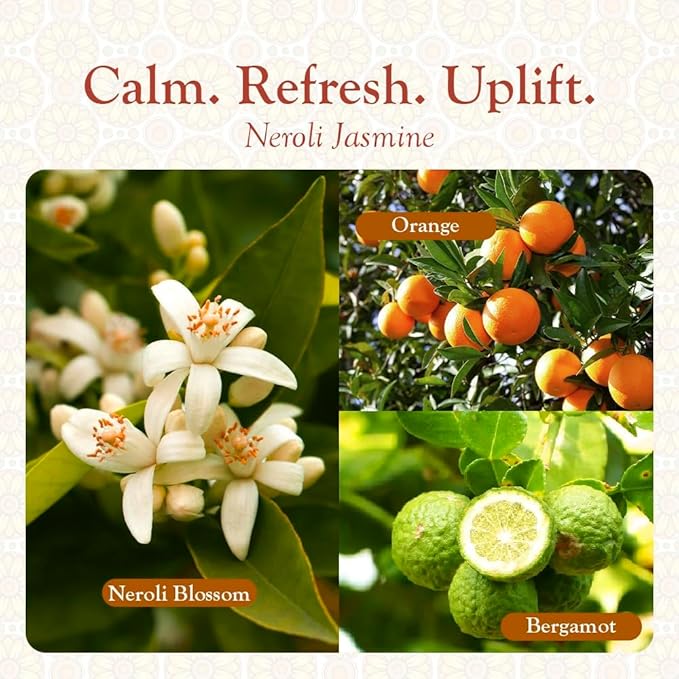 SPA CEYLON NEROLI JASMINE Calming Body Mist | Essential Oils | Aromatherapy Face and Body | Relaxing Pillow Mist | 100ml