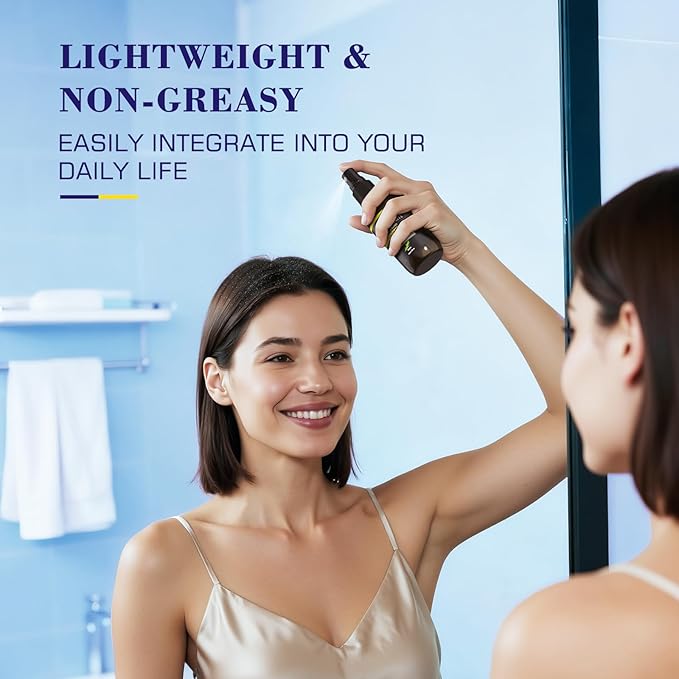 5% Minoxidil for Women with Biotin Hair Growth Serum, Minoxidil for Men Spray with Rosemary for Thicker Fuller Hair