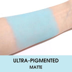 UCANBE Light Blue Single Eyeshadow Palette, Highly Pigmented Matte Eye Shadow Powder, Professional Long-Lasting Waterproof Makeup Palette