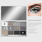 Highly Pigmented Chameleon Eyeshadow Palette, 12 Colors Sparkle Creamy Duo Chrome Multidimensional Eye Shadow Pallet, Long-Wearing Formula,easily blendable,Vegan & Cruelty Free (#04)