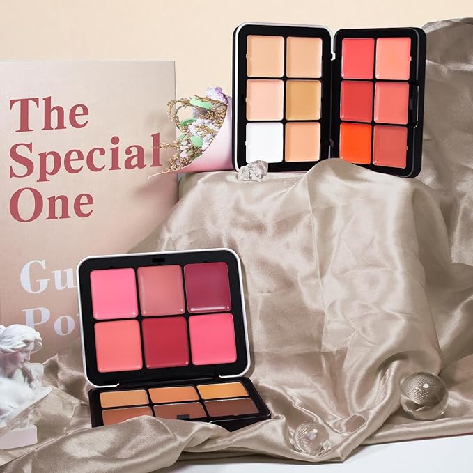 12 Colors Color Correcting Concealer Foundation Palette, Cream