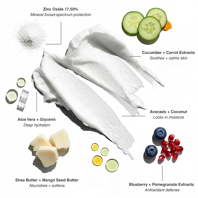 HygieneLab Mineral Sunscreen SPF 50 – Invisible Sheer Finish, Rated Excellent on Yuka, Zinc Oxide, Broad Spectrum UVA/UVB Protection, Reef Safe, Aloe Vera & Shea Butter Hydration (Large 6 oz)