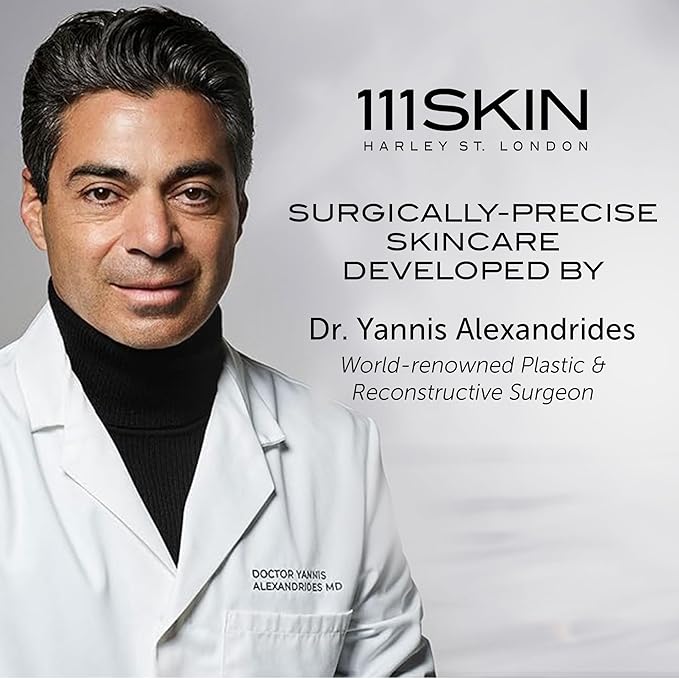 111SKIN Sunscreen SPF 50, Mineral Face and Non Greasy Sunscreen for Daily Use, Broad-Spectrum UVA/UVB and Blue Light Protection, Niacinamide and Polyglutamic Acid, 50 ml